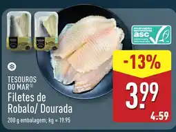 ALDI TESOUROS DO TESOUROS DO MAR® Filetes de Robalo/ Dourada promoção