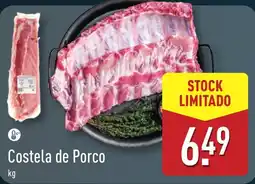 ALDI Costela de Porco promoção