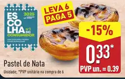 ALDI Pastel de Nata promoção