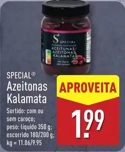 ALDI SPECIAL Azeitonas Kalamata promoção