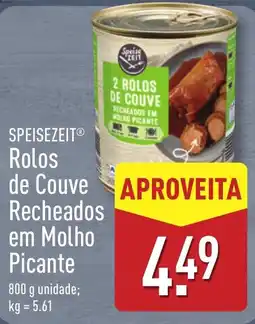 ALDI SPEISEZEIT Rolos de Couve Recheados em Molho Picante promoção