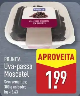 ALDI PRUNITA Uva-passa Moscatel promoção