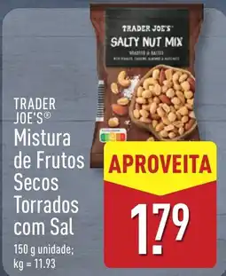 ALDI TRADER JOE'S Mistura de Frutos Secos Torrados com Sal promoção