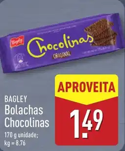 ALDI BAGLEY Bolachas Chocolinas promoção