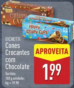 ALDI EICHETTI Cones Crocantes com Chocolate promoção