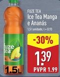 ALDI FUZE TEA Ice Tea Manga e Ananás promoção