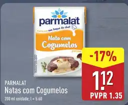 ALDI PARMALAT Natas com Cogumelos promoção