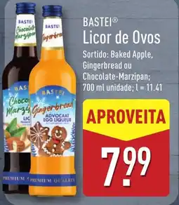 ALDI BASTEI Licor de Ovos promoção