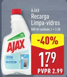 ALDI AJAX Recarga Limpa-vidros promoção