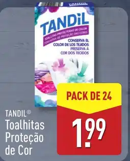 ALDI TANDIL Toalhitas Proteção de Cor promoção