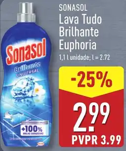 ALDI SONASOL Lava Tudo Brilhante Euphoria promoção