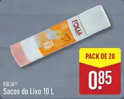ALDI FOLIA Sacos do Lixo promoção