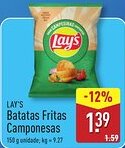ALDI LAY'S Batatas Fritas Camponesas promoção