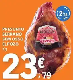 E.Leclerc Presunto serrano sem osso elpozo promoção