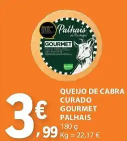 E.Leclerc Queijo de cabra curado gourmet palhais promoção