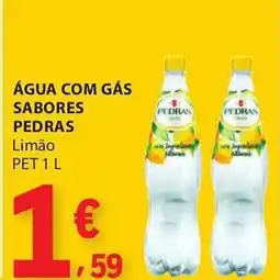 E.Leclerc Água com gás sabores pedras limão pet promoção