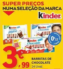 E.Leclerc Barritas de chocolate promoção