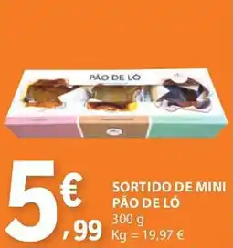 E.Leclerc Sortido de mini pão de ló promoção