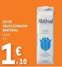 E.Leclerc Leite selecionado matinal leve promoção