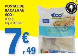 E.Leclerc Postas de bacalhau €co+ promoção