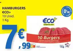 E.Leclerc Hamburgers €co+ promoção