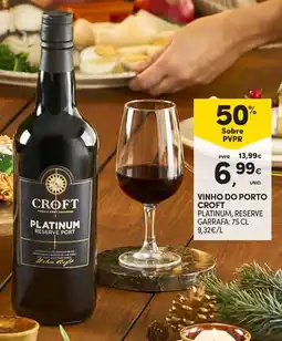 Continente Vinho do porto croft promoção