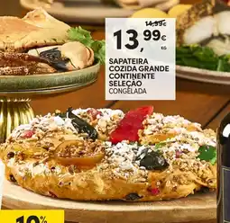 Continente Sapateira cozida grande continente seleção congelada promoção