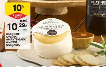 Continente Queijo de ovelha amanteigado a nossa queijaria promoção