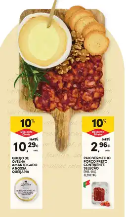 Continente Queijo de ovelha amanteigado a nossa queijaria promoção
