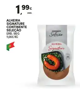 Continente Alheira signature continente seleção promoção