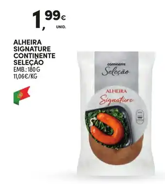 Continente Alheira signature continente seleção promoção