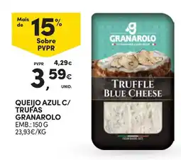 Continente Queijo azul c/ trufas granarolo promoção