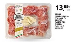 Continente Tábua charcutaria italiana c/ trufas corte del gusto promoção