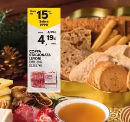 Continente Coppa stagionata levoni promoção