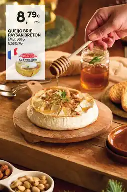 Continente Queijo brie paysan breton promoção