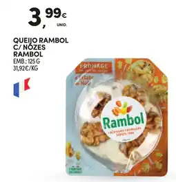 Continente Queijo rambol c/ nozes rambol promoção