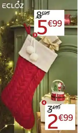 Jardiland Meia de Natal tricotada ECLOZ promoção