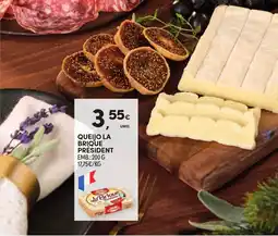 Continente Queijo la brique président promoção