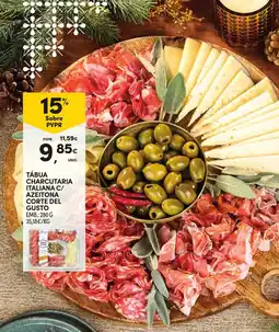 Continente Tábua charcutaria italiana c/ azeitona corte del gusto promoção