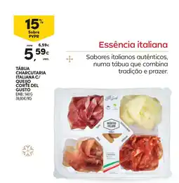 Continente Tábua charcutaria italiana c/ queijo corte del gusto promoção