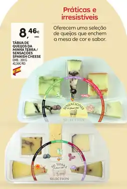 Continente Tábua de queijos da minha terra/ sensaçoes spanish cheese promoção