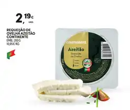 Continente Requeijão de ovelha azeitão continente promoção