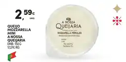Continente Queijo mozzarella mini a nossa queijaria promoção