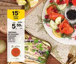 Continente Tártaro de salmao fumado ubago promoção