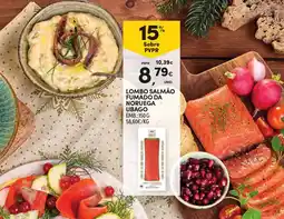 Continente Lombo salmão fumado da noruega ubago promoção