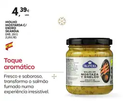 Continente Molho mostarda c/ endro skandia promoção