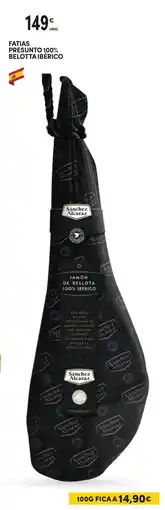Continente Fatias presunto 100% belotta ibérico promoção