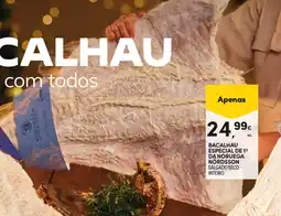 Continente Bacalhau especial de 1 da noruega nordsson salgado seco inteiro promoção