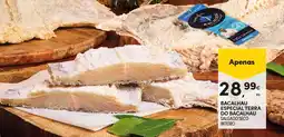 Continente Bacalhau especial terra do bacalhau salgado seco inteiro promoção