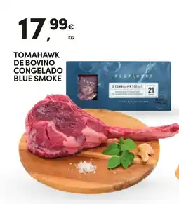 Continente Tomahawk de bovino congelado blue smoke promoção